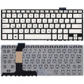 Клавиатура для ноутбука Asus UX360 серебряная Клавиатура для ноутбука Asus UX360 серебряная