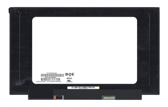 Матрица NT133WHM-N48, 13.3", TN, 1366x768 (HD), 30 pin, LED, Slim (тонкая), без креплений, глянцевая