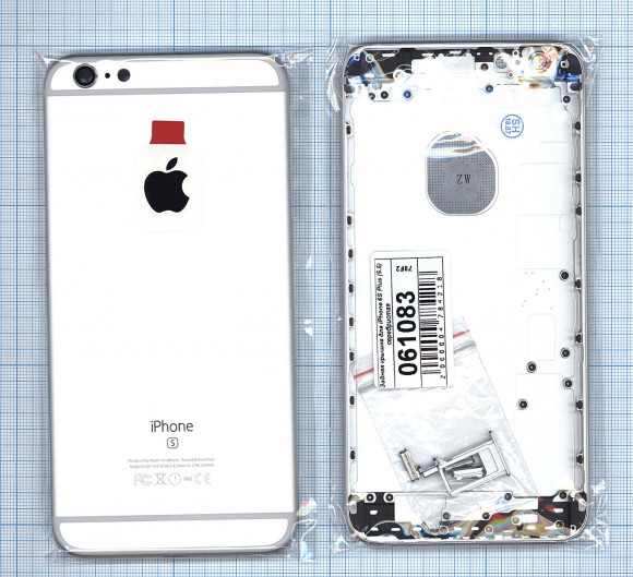 Задняя крышка для Apple iPhone 6S Plus (5.5"), серебристый