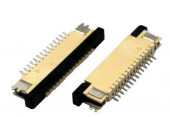 Разъем FPC Half Coverage Top Contact 0.8K-BS-24PWB 24 pin высота 2мм шаг 0, 8мм Разъем FPC Half Coverage Top Contact 0.8K-BS-24PWB 24 pin высота 2мм шаг 0, 8мм