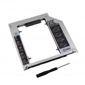 Переходник SATA, HDD Caddy", 9.5мм для Apple Macbook Air Pro Unibody 13", 15", 17", A1278, A1286, A1297 Переходник SATA, HDD Caddy", 9.5мм для Apple Macbook Air Pro Unibody 13", 15", 17", A1278, A1286, A1297