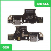 Системный разъем (разъем зарядки) для Nokia G20 (TA-1336), микрофон Системный разъем (разъем зарядки) для Nokia G20 (TA-1336), микрофон