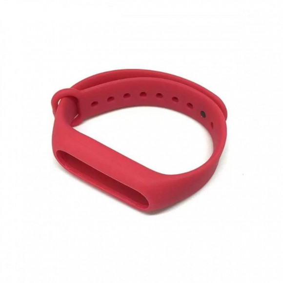 Силиконовый браслет для Xiaomi Mi Band 2, красный