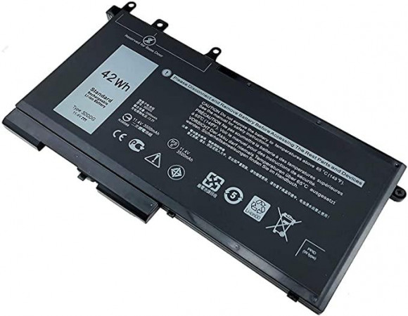 Аккумулятор (батарея) для ноутбука Dell Latitude E5580 (3DDDG) 11.4V 42Wh (3500mAh)