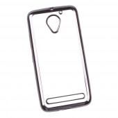 Чехол силиконовый "LP" для Lenovo Vibe C2 TPU (прозрачный с черной хром рамкой) Чехол силиконовый "LP" для Lenovo Vibe C2 TPU (прозрачный с черной хром рамкой)