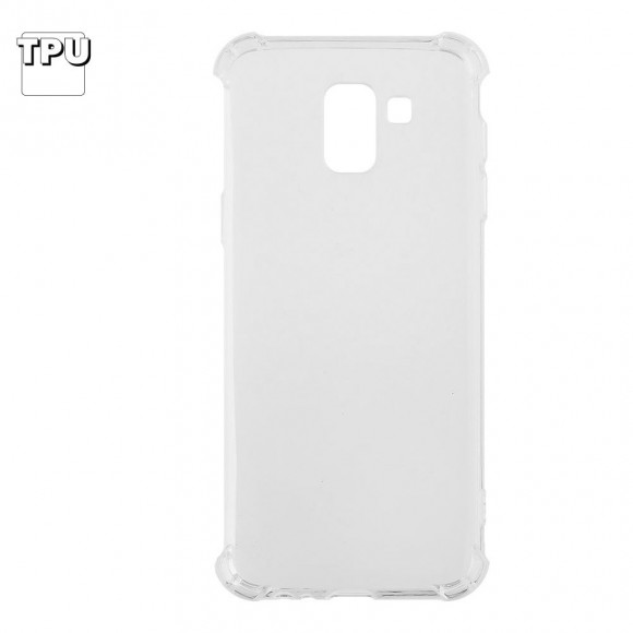 Силиконовый чехол "LP" для Samsung Galaxy J6 2018 (J600F) ударопрочный TPU Armor Case, прозрачный (европакет)