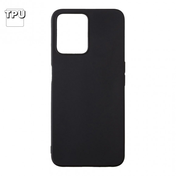 Силиконовый чехол "LP" для Realme C35 TPU (черный непрозрачный) европакет