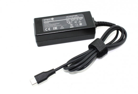 Блок питания (зарядное) Amperin AI-DL45C для ноутбука Dell 5В, 20В-2, 2.25A, 45Вт, Type-C LA45NM1