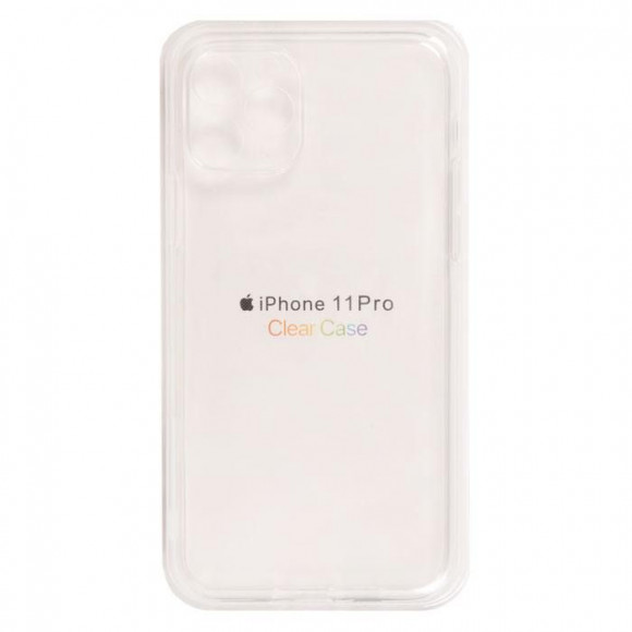 Чехол Clear Case для Apple iPhone 11 Pro, прозрачный, силикон