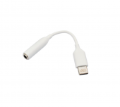Адаптер Vixion (AD27) jack 3.5 (f) - Type-C, белый
