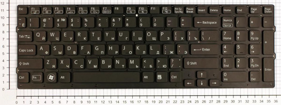 Клавиатура для ноутбука ноутбука Sony Vaio VPC-F219fc VPC-F22 VPC-F23, черная