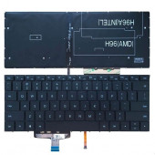 Клавиатура для ноутбука Huawei MateBook 13 VLR-W19 черная, плоский Enter, с подсветкой Клавиатура для ноутбука Huawei MateBook 13 VLR-W19 черная, плоский Enter, с подсветкой