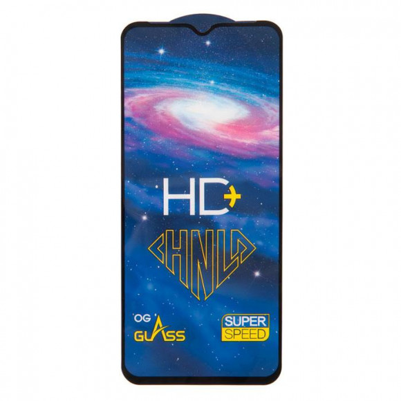 Защитное стекло Full Glue PREMIUM HD+ для Realme C30, C31, C33, C35, C11, C21Y, С25, C25s, черный