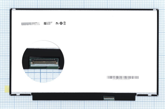Матрица (экран) для ноутбука B140HAN03.9 14", 1920x1080, LED, 30 pin, Slim, 60(Гц), матовая, без креплений
