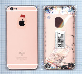 Задняя крышка для Apple iPhone 6S Plus (5.5"), розовый Задняя крышка для Apple iPhone 6S Plus (5.5"), розовый