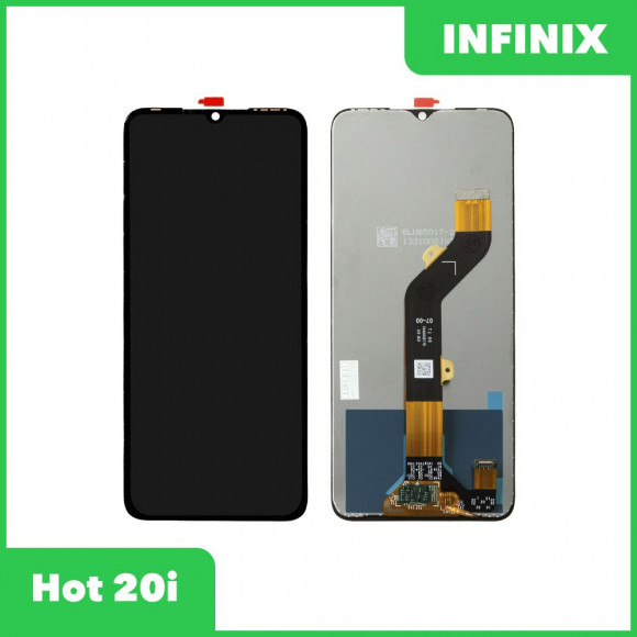 LCD дисплей для Infinix Hot 20i в сборе с тачскрином (черный)