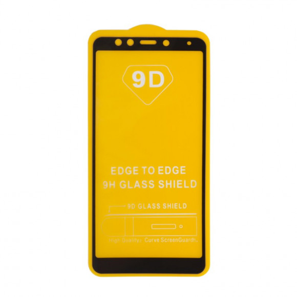Защитное стекло для Xiaomi Redmi 5 Edge To Edge 9H Glass Shield 9D (желтая подложка)