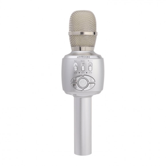 Bluetooth микрофон Joyroom JR-MC2 (серебристый)