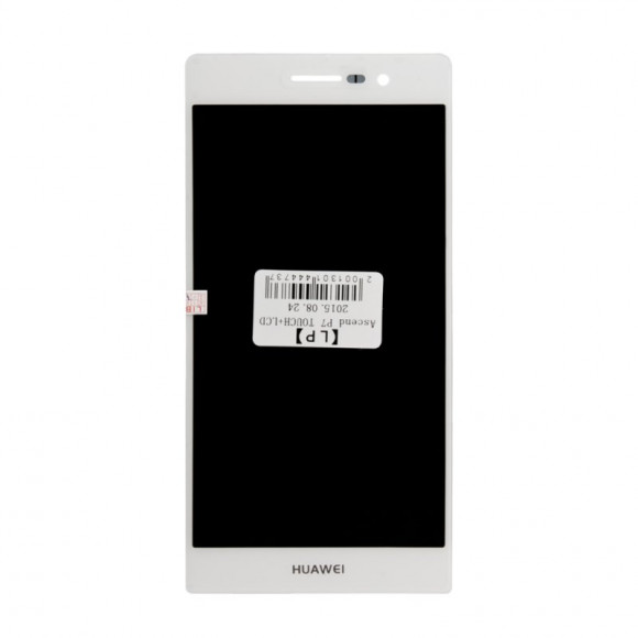 LCD дисплей для Huawei Ascend P7 в сборе с тачскрином (белый)