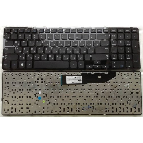 Клавиатура для ноутбука SAMSUNG NP350E7C NP355E7C под рамку черная РУССКАЯ РАСКЛАДКА