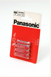 Батарейка (элемент питания) Panasonic Zinc Carbon R03RZ/4BP R03 BL4, 1 штука Батарейка (элемент питания) Panasonic Zinc Carbon R03RZ/4BP R03 BL4, 1 штука
