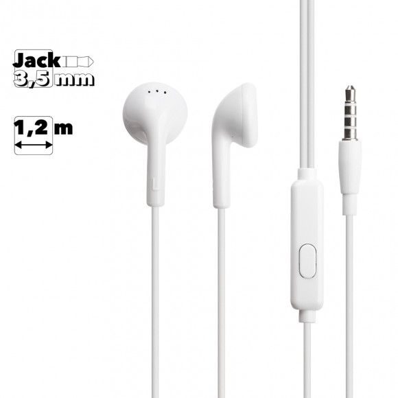 Гарнитура Borofone BM40 Sage Universal Earphones With Mic, белая