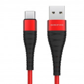 Кабель USB BOROFONE (BX32) Munificent Type-C (1м) (красный)