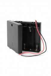 Отсек для элементов питания Robiton Bh4xAA/switch с выключателем PH1, 1 штука Отсек для элементов питания Robiton Bh4xAA/switch с выключателем PH1, 1 штука