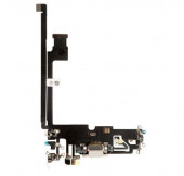 Системный разъем (разъем зарядки) для Apple iPhone 12 Pro Max, белый Системный разъем (разъем зарядки) для Apple iPhone 12 Pro Max, белый