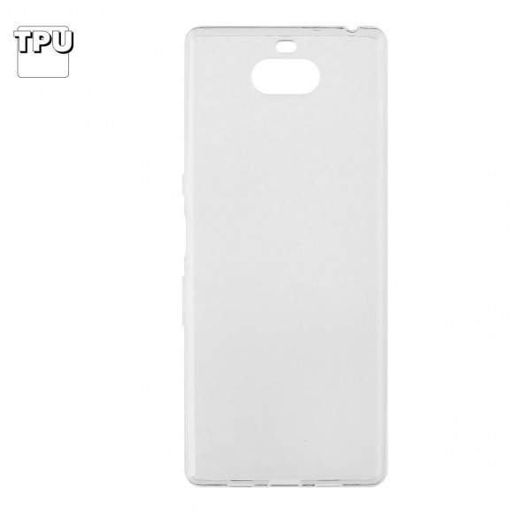 Чехол силиконовый "LP" для Sony Xperia 10 Plus TPU, прозрачный (европакет)