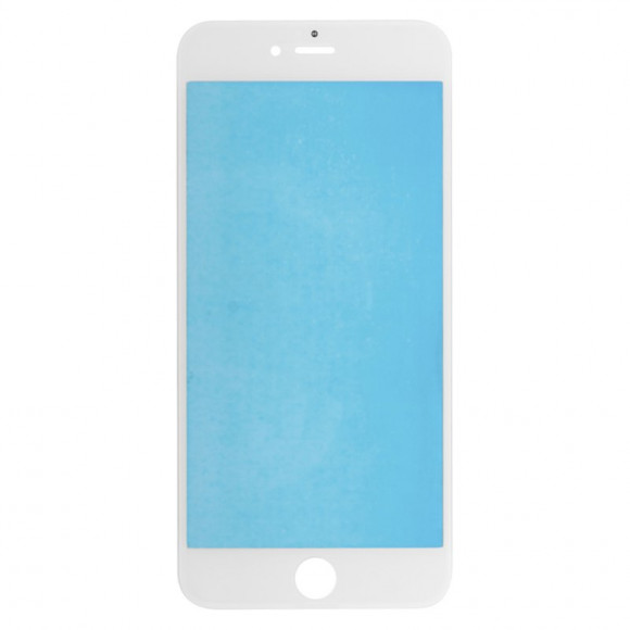 Стекло для переклейки дисплея Apple iPhone 6 Plus, в сборе с рамкой, белый