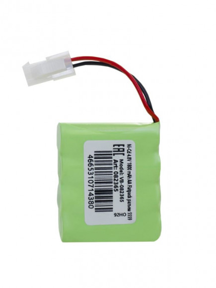 Аккумулятор Ni-Cd 4.8V 1800 mAh AA Flatpack разъем 5559