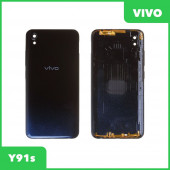 Задняя крышка для Vivo Y91s (черный) Задняя крышка для Vivo Y91s (черный)