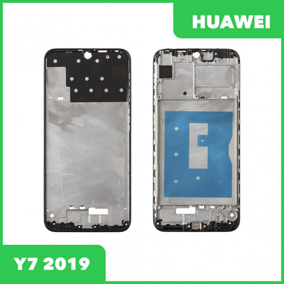 Рамка дисплея (средняя часть) для Huawei Y7 2019 (DUB LX1), синяя