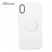 Защитная крышка "LP" для Apple iPhone XS Max "PopSocket Case", белая (коробка)