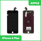 Модуль для Apple iPhone 6 Plus (яркая подсветка), класс (AAA), черный Модуль для Apple iPhone 6 Plus (яркая подсветка), класс (AAA), черный