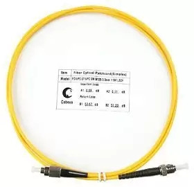 Шнур оптический simplex Cabeus FOP(s)-9-FC-ST-1, 5m