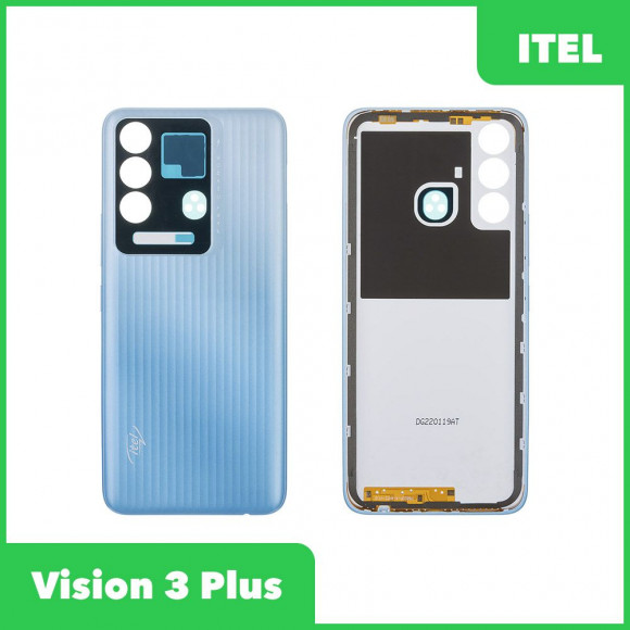 Задняя крышка для Itel Vision 3 Plus (P682LPN) (голубой)