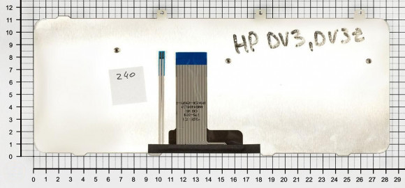 Клавиатура для ноутбука HP Pavilion DV3-1000, DV3z-1000 бронза с подсветкой