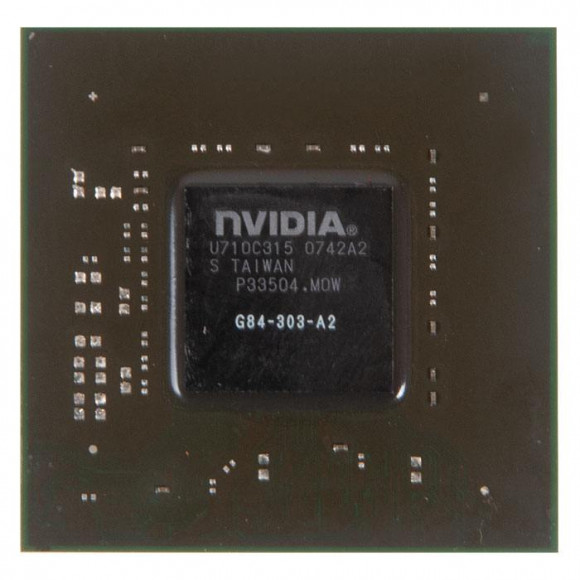 Видеочип nVidia G84-303-A2 с разбора неребол. Видеочип nVidia G84-303-A2 с разбора неребол.