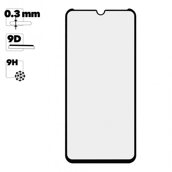 Защитное стекло для Huawei Y7 2019 Full Glue Original Glass 10D (желтая подложка)