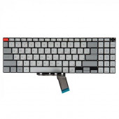 Клавиатура для ноутбука Asus VivoBook PRO 16 M7600QA серебристая