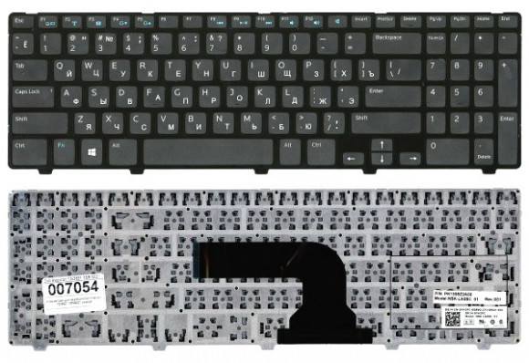 Клавиатура ноутбука DELL Latitude N5521 Клавиатура ноутбука DELL Latitude N5521
