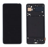 Дисплей для Samsung Galaxy A71 SM-A715F в сборе с тачскрином (OLED Small Size) черный