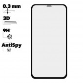 Защитное стекло REMAX GL-27 Medicine Privacy на дисплей Apple iPhone 11, Xr, черная рамка, 0.3мм