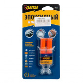 Эпоксидный клей 3 минуты (смола+отвердитель) 3+3 мл, в шприце на индивидуальном блистере Эпоксидный клей 3 минуты (смола+отвердитель) 3+3 мл, в шприце на индивидуальном блистере