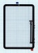 Сенсорное стекло (тачскрин) для iPad Mini 6 2021 (A2567, A2568) черное
