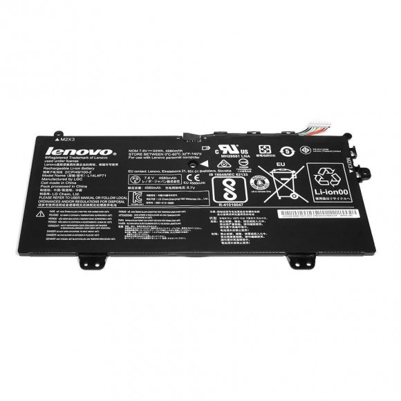 Аккумулятор (батарея) для ноутбука Lenovo Yoga 3 11 80j8, Yoga 3-1170 (L14M4P71), 4680мАч, 7.6В (оригинал)