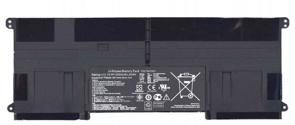 Аккумулятор (батарея) C32-TAICHI21 для ноутбука Asus Taichi 21, 3200мАч, 35Wh