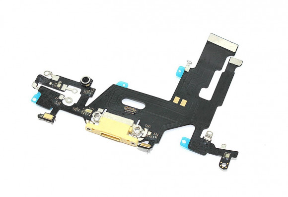 Шлейф разъема питания для Apple iPhone 11, золотой